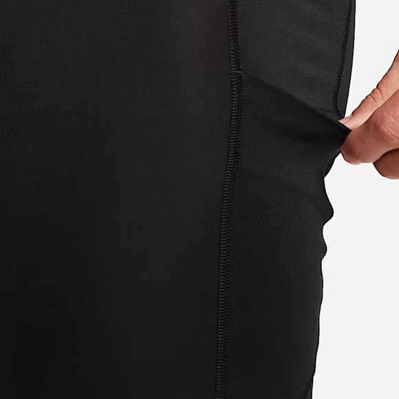 Nike Pro Dri-Fit Training Fitness tight fit,hip pockets elastic waistband,Swoosh - Picture 7 of 12